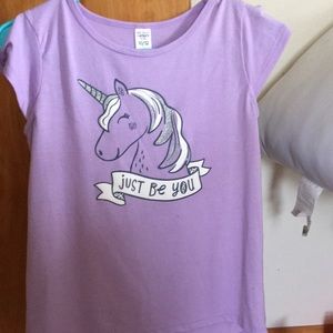 A light purple shirt